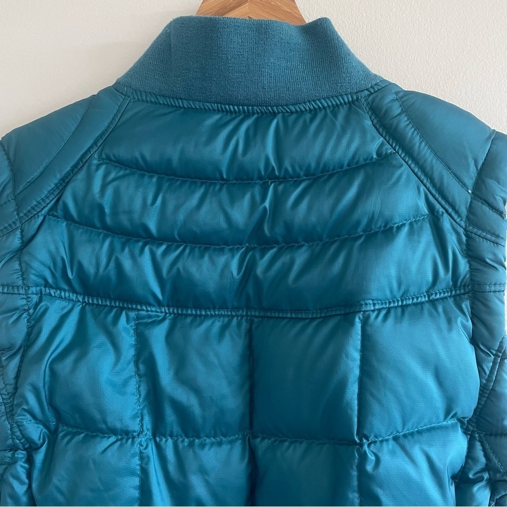 Woolrich Women's Goose Down Puffer Vest Teal Size Small - Picture 3 of 14